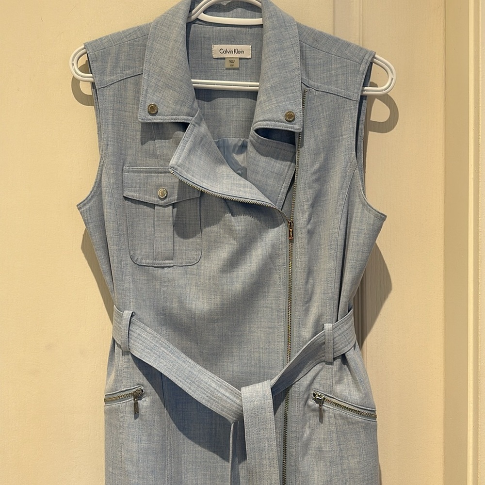 Nwot. Calvin Klein zipper dress - Picture 4 of 5